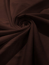 Heavy Rib Stretches Knit Rayon Spandex Fabric - Ribbed Stretch Knit, 54" Width (1 Yard)