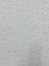 Heavy Scattered Pearls Studded Mesh Pearl Mesh Fabric - Scattered Pearls, 58" Wide (1 Yard)