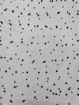 Heavy Scattered Pearls Studded Mesh Pearl Mesh Fabric - Scattered Pearls, 58" Wide (1 Yard)