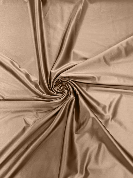 Heavy Shiny Casino Stretch Spandex Fabric - Shiny Satin Finish, 58" Width (1 Yard)