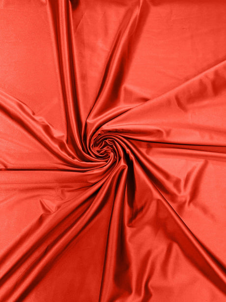 Heavy Shiny Casino Stretch Spandex Fabric - Shiny Satin Finish, 58" Width (1 Yard)