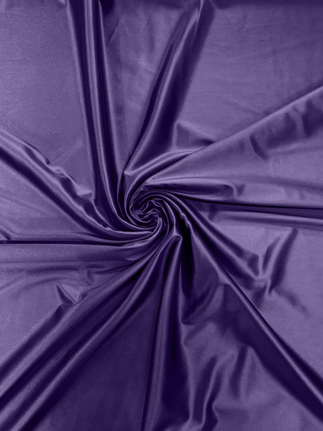 Heavy Shiny Casino Stretch Spandex Fabric - Shiny Satin Finish, 58" Width (1 Yard)