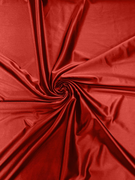 Heavy Shiny Casino Stretch Spandex Fabric - Shiny Satin Finish, 58" Width (1 Yard)