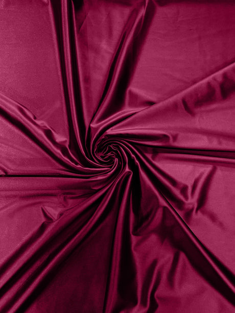 Heavy Shiny Casino Stretch Spandex Fabric - Shiny Satin Finish, 58" Width (1 Yard)
