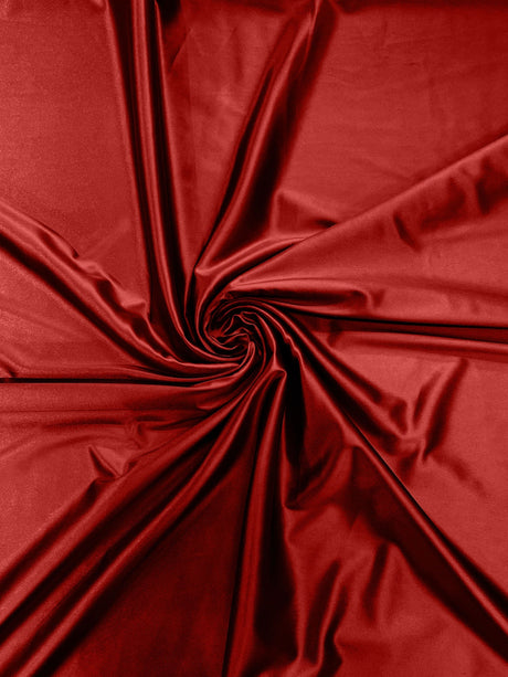 Heavy Shiny Casino Stretch Spandex Fabric - Shiny Satin Finish, 58" Width (1 Yard)