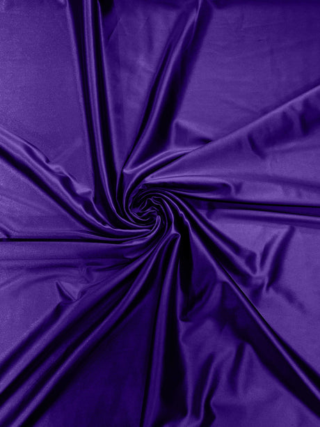 Heavy Shiny Casino Stretch Spandex Fabric - Shiny Satin Finish, 58" Width (1 Yard)