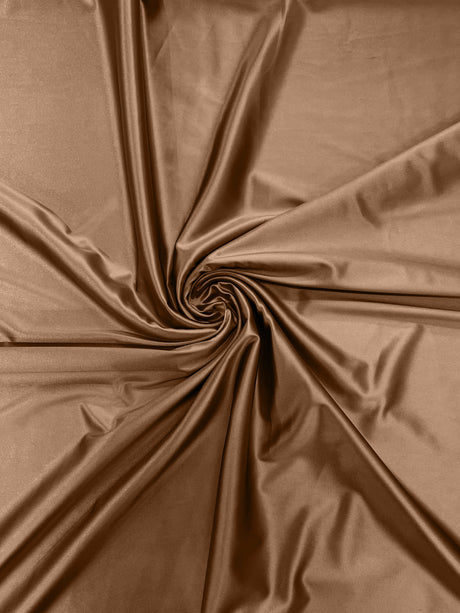 Heavy Shiny Casino Stretch Spandex Fabric - Shiny Satin Finish, 58" Width (1 Yard)