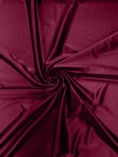 Heavy Shiny Casino Stretch Spandex Fabric - Shiny Satin Finish, 58" Width (1 Yard)