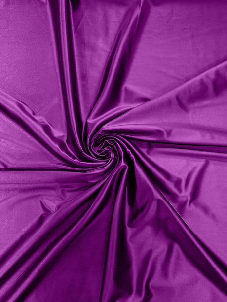 Heavy Shiny Casino Stretch Spandex Fabric - Shiny Satin Finish, 58" Width (1 Yard)