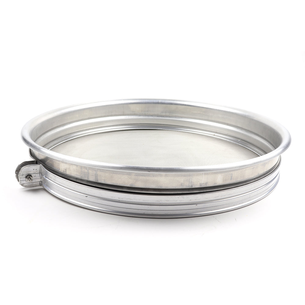 Heavy Gauge Stainless Steel Flour Sieve 16" Diameter, Mesh #50 (Extra Fine) - for Sugar