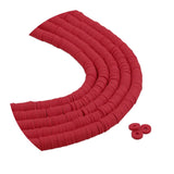 Heishi Polymer Clay Disc Beads 6mm - Crimson Red (3200 beads - 10 Strands 15")
