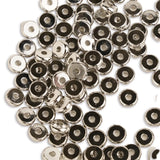 Heishi Metal Disc Beads 6mm - Platinum (100 per Bag)