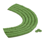 Heishi Polymer Clay Disc Beads 6mm - Olive Green (3200 beads - 10 Strands 15")