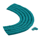 Heishi Polymer Clay Disc Beads 6mm - Sea Green (3200 beads - 10 Strands 15")