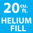 Helium Fill 20 Cu. Ft. Cylinder
