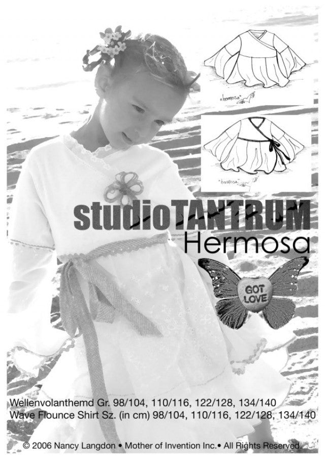 Sewing Pattern Hermosa Wave Shirt by StudioTANTRUM