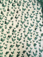 3D Butterflies Hunter Green Polyester Mesh Fabric - Light Weight Satin Butterflies, Hunter Green, 54" Width (1 Yard)