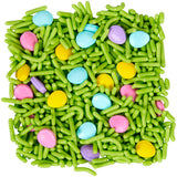 Wilton Easter Sprinkles Mix with Eggs & Grass, 4 oz.