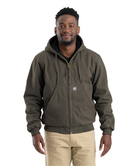 Men's Highland Washed Cotton Duck Hooded Jacket