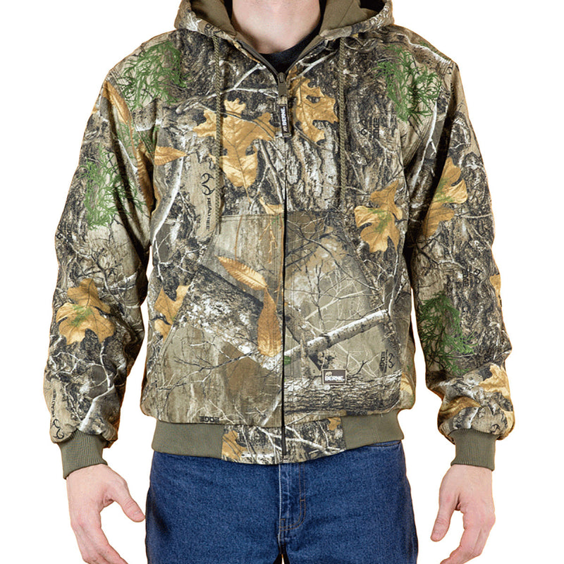 Men's Tall Highland Washed Cotton Duck Hooded Jacket