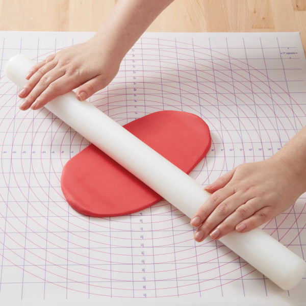 Wilton Large Fondant Roller with Guide Rings, 20-Inch