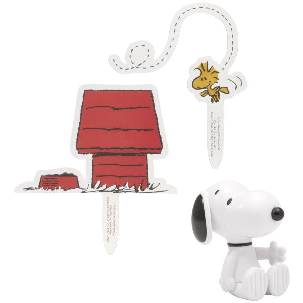Peanuts Snoopy and Woodstock Cake Toppers