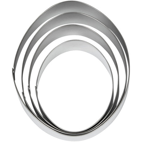 Wilton Nesting Oval Egg Cutters, 4-Piece
