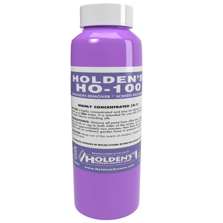 HO-100 Emulsion Remover Emulsion Remover Fabric - Purple Liquid, Highly Concentrated, 8Oz, Pint, Quart, Gallon, 5 Gallon (1 Unit)