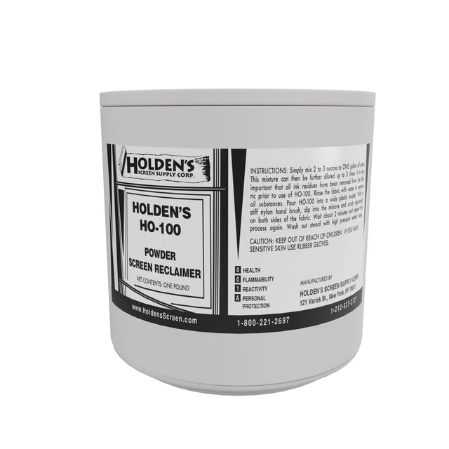 HO-100 Powder Reclaimer Screen Printing Powder - Fast Acting Ink Removal, Economical Formula (1 Unit)