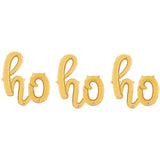 Foil Balloon HO HO HO Script Letters Kit