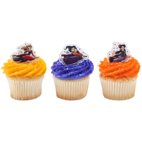 Hocus Pocus Forever Bewitching Cupcake Candy Apple rings set of 72 Halloween