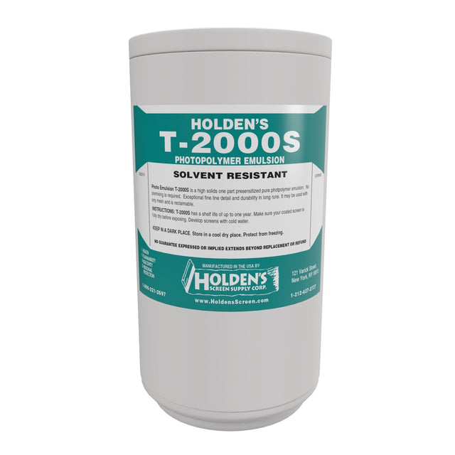 T-2000S Pure Photopolymer Emulsion - Pure Photopolymer Emulsion, Quart, Gallon (1 Quart)