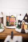 Lighted Holiday House with Battery Powered LEDs Decorative Christmas Village House Ornament