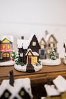Lighted Holiday House with Battery Powered LEDs Decorative Christmas Village House Ornament