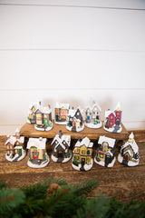 Lighted Holiday House with Battery Powered LEDs