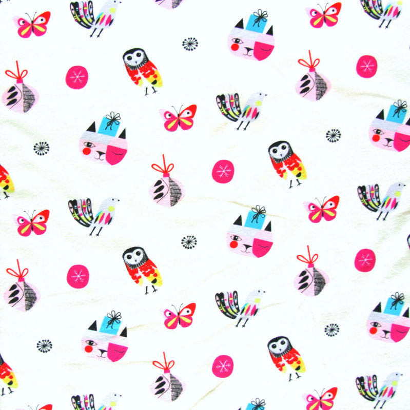 Cotton Lycra Holiday Charms 4-Way Stretch Knit Fabric