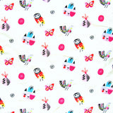 Cotton Lycra Holiday Charms 4-Way Stretch Knit Fabric