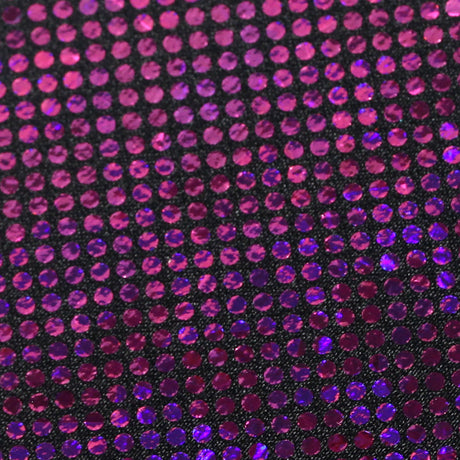 B'Dazzled Holo Nylon Spandex Fabric - Assorted Colors, Hologram Finish, 58/60" Width (1 Yard)