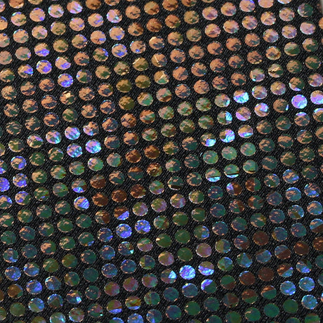 B'Dazzled Holo Nylon Spandex Fabric - Assorted Colors, Hologram Finish, 58/60" Width (1 Yard)