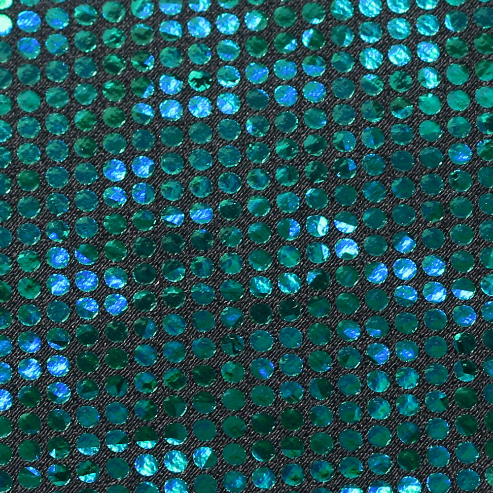 B'Dazzled Holo Nylon Spandex Fabric - Assorted Colors, Hologram Finish, 58/60" Width (1 Yard)