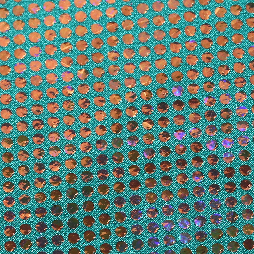 B'Dazzled Holo Nylon Spandex Fabric - Assorted Colors, Hologram Finish, 58/60" Width (1 Yard)
