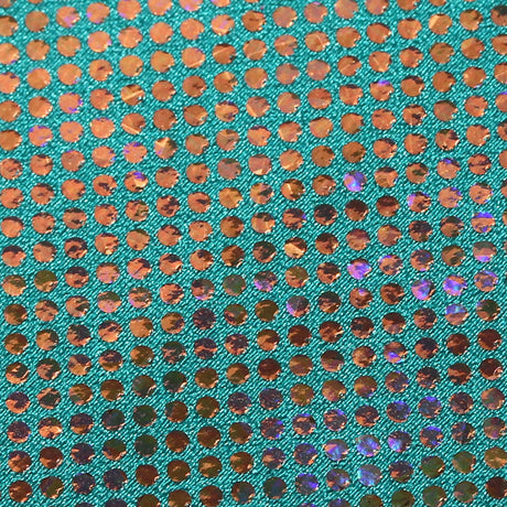 B'Dazzled Holo Nylon Spandex Fabric - Assorted Colors, Hologram Finish, 58/60" Width (1 Yard)