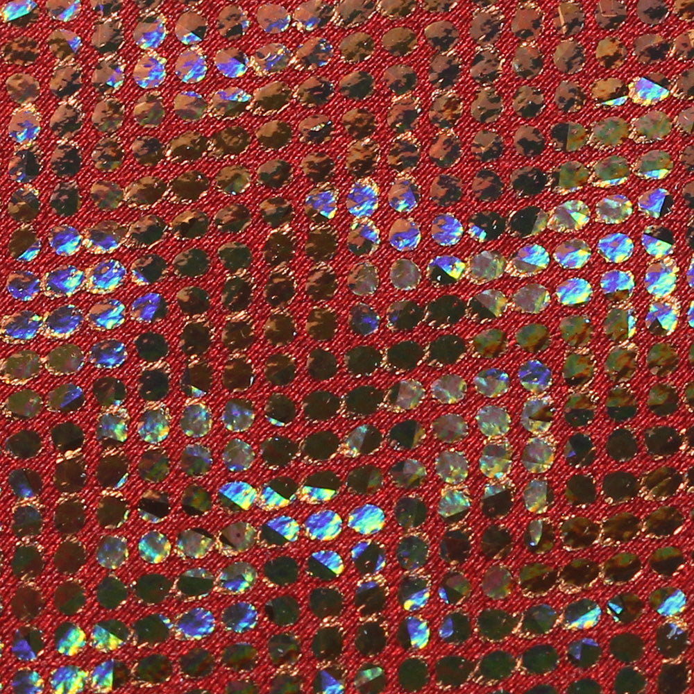 B'Dazzled Holo Nylon Spandex Fabric - Assorted Colors, Hologram Finish, 58/60" Width (1 Yard)