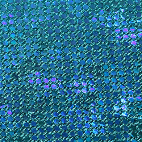 B'Dazzled Holo Nylon Spandex Fabric - Assorted Colors, Hologram Finish, 58/60" Width (1 Yard)