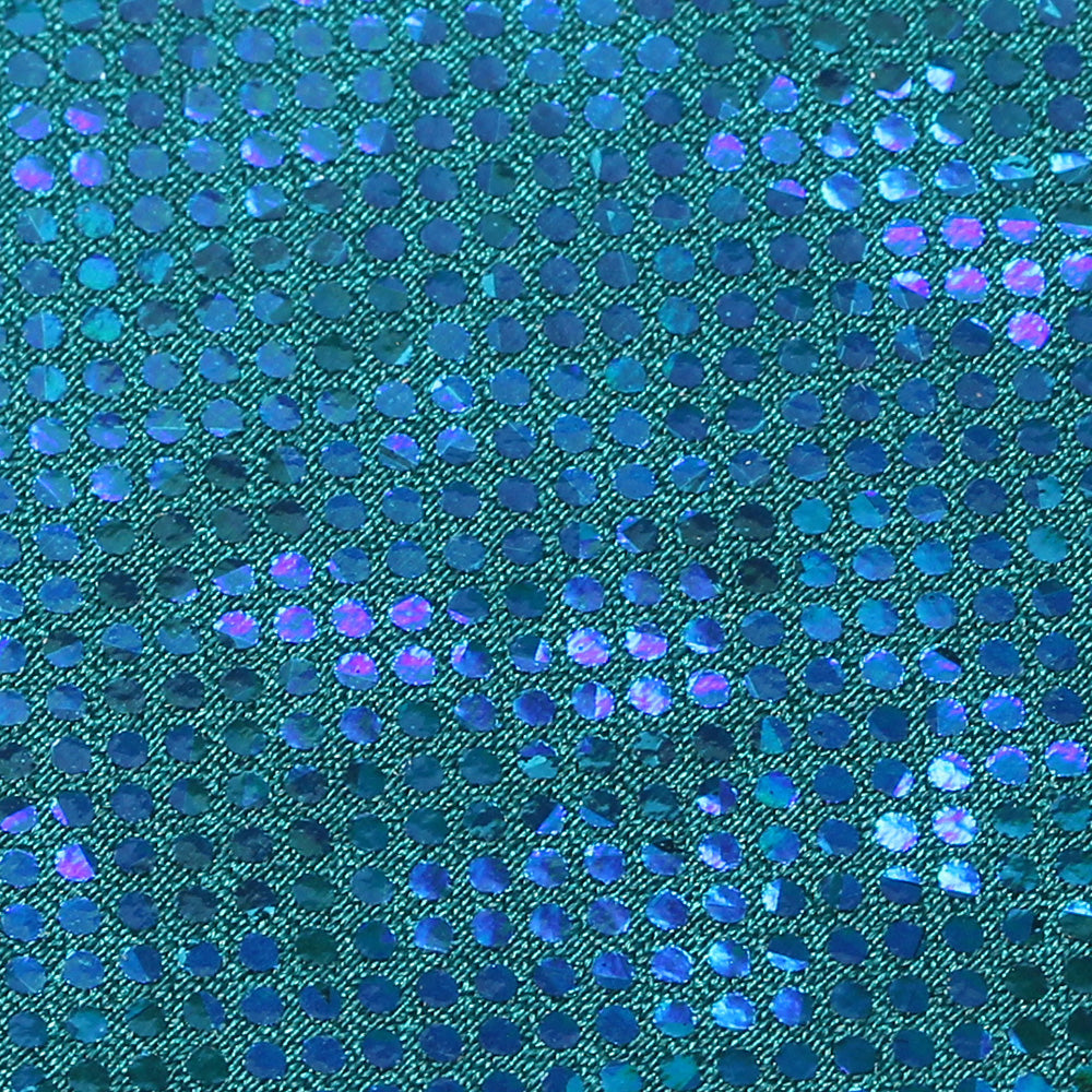 B'Dazzled Holo Nylon Spandex Fabric - Assorted Colors, Hologram Finish, 58/60" Width (1 Yard)