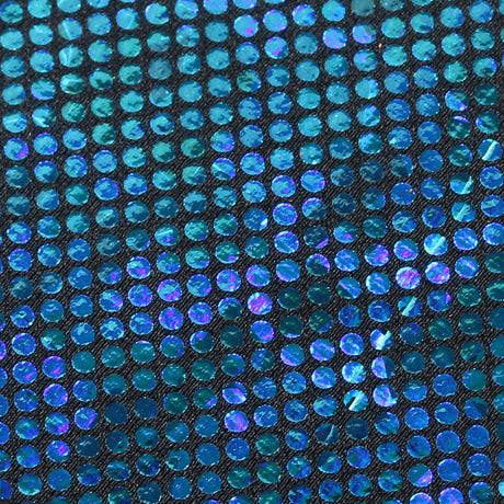 B'Dazzled Holo Nylon Spandex Fabric - Assorted Colors, Hologram Finish, 58/60" Width (1 Yard)
