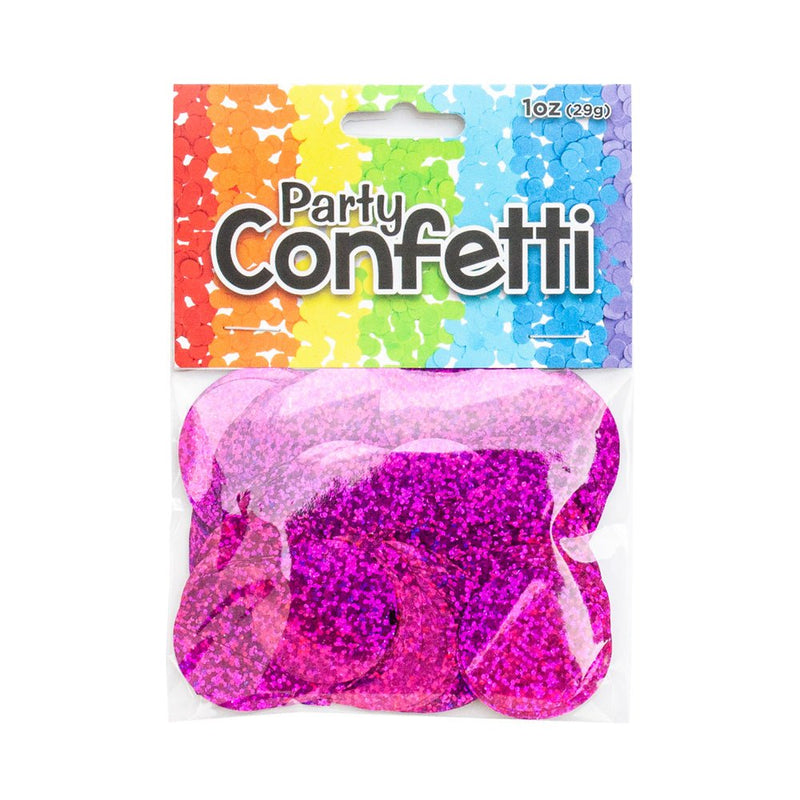 Confetti Magenta Holographic