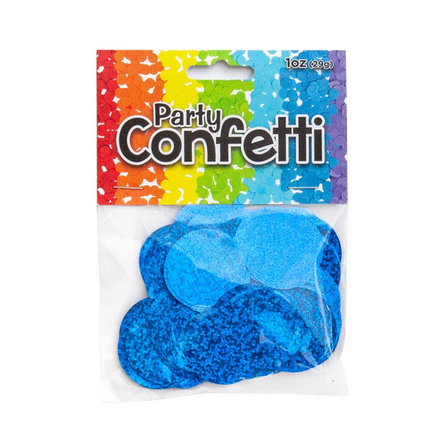 Confetti Sapphire Blue Holographic