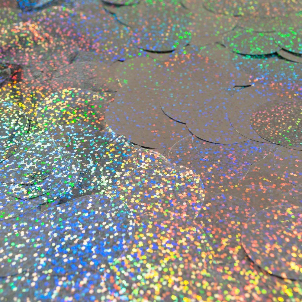 Silver Holographic Confetti