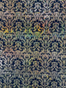 Holographic Damask Nylon Spandex Fabric - Gold/Black, Red/Black, Silver/Black, Fuchsia/Black, Turquoise/Black, 58/60" Width (1 Yard)